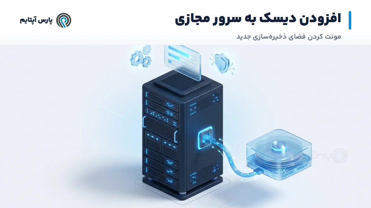 افزودن و مانت کردن دیسک جدید روی سرور مجازی