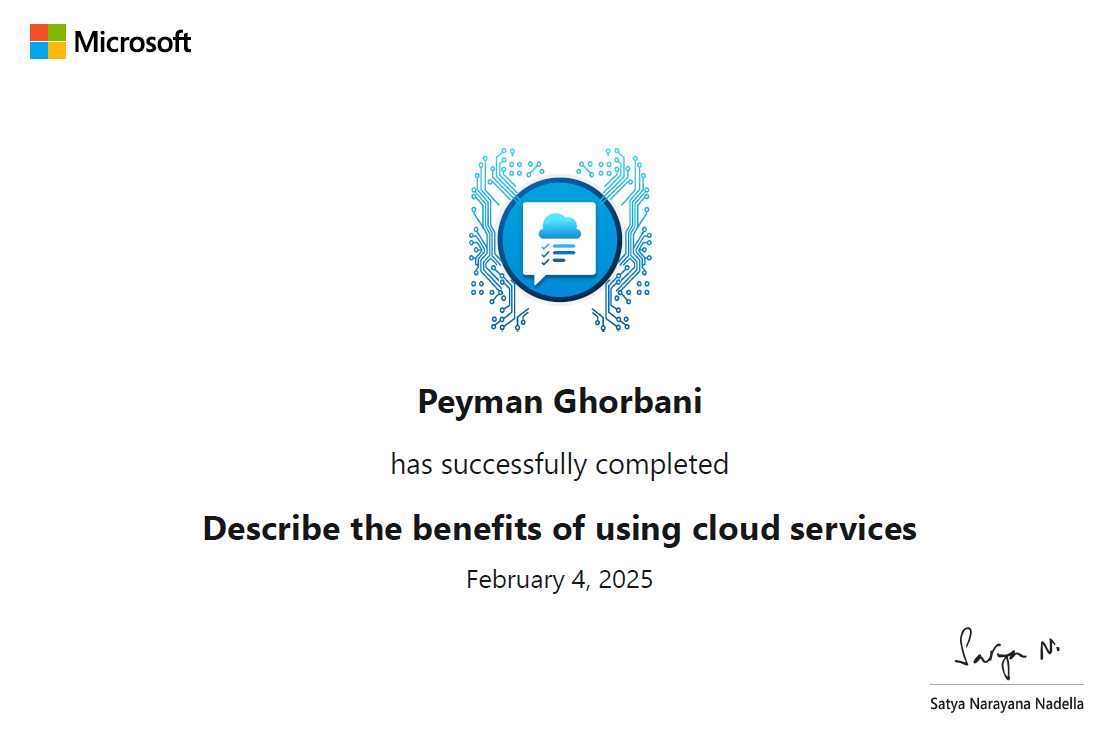 Describe the benefits of using cloud services